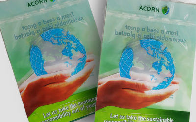 Acorn Clear Resealable Bag