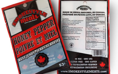 Jerky Clear Resealable Bag