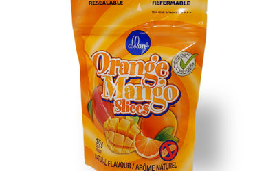 Orange Mango Resealable Bag